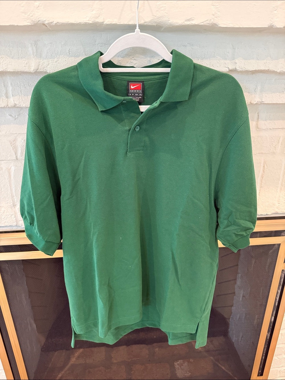 Nike Men's Dark Green Polo Shirt